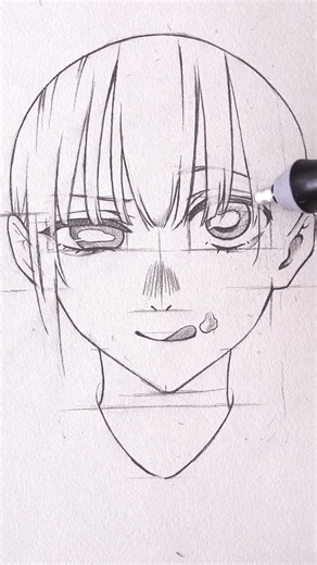 How i draw a maid hair! #イラストメイキング #創作 #illustration