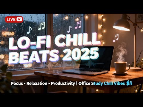 Lo-Fi Chill Beats 2025 ☕ Focus, Relaxation & Productivity Mix | Office Study Chill Vibes 💻