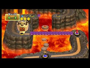 New Super Mario Bros. Wii - World 8 100% Complete Gameplay and Ending