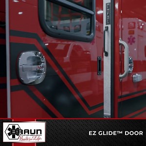 Just look at that glide. Our EZ Glide™ Sliding Door makes accessing your ambulance quick, easy, and safe. Learn more about our exclusive innovations at https://www.braunambulances.com/why-braun/ambulance-design-innovations/ez-glide-door/. #BraunAmbulances #BraunStrong #Ambulance #NewAmbulance #EMS #EmergencyMedicalServices | Braun Ambulances