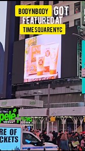 10K views · 101 reactions | WE'RE ON THE BIG SCREEN! Catch BODYNBODY shining bright in the heart of NYC - Times Square!❤ #timesquarenewyork #timesquare | BNB bodynbody | Facebook