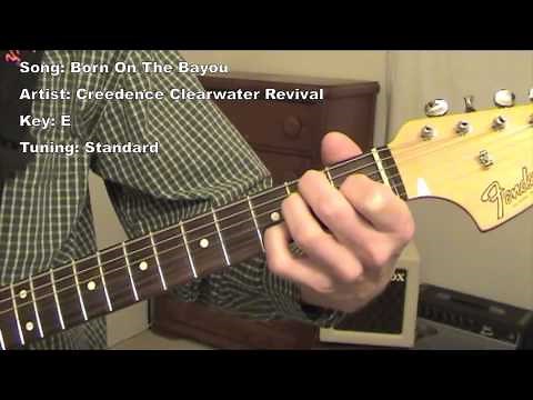 Born on The Bayou - guitar lesson