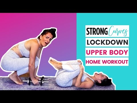 Dumbbell Only Shoulders & Core Home Workout (STRONG Curves Lock Down Program)