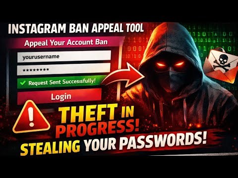 🚨 Fake Instagram Ban Tools Are Stealing Passwords! (Cyber Alert)