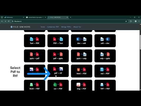 how to convert pdf to rtf