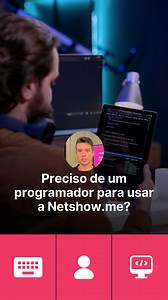 💻 Você já se pegou adiando seus planos porque acha que precisa de um desenvolvedor para criar uma plataforma de streaming? Imagine não precisar contratar ninguém, economizando tempo, dinheiro e energia. Com a Netshow.me, você tem o controle total nas mãos. ✨Saiba mais em Netshow.me. | Netshow.me