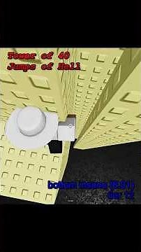 tower of 40 jumps of hell | bottom insane / tier 12 obby