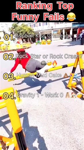 Ranking Top Funny Fails 😂🤣😂 #shorts #funny #viral #ranking