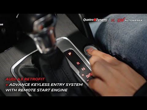 Advance keyless entry system for Audi A3