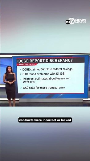 DOGE overstated savings on federal 'receipts' website, federal auditors find