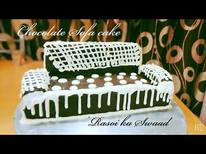 Eggless Chocolate sofa cake