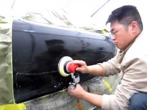 Machine Wet Sanding Clear Coat Paint with DA 3000 final