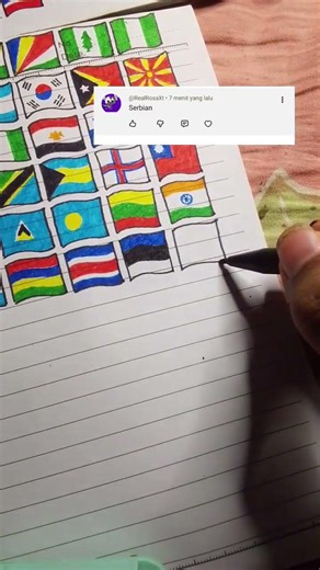 Draw Flag Serbia