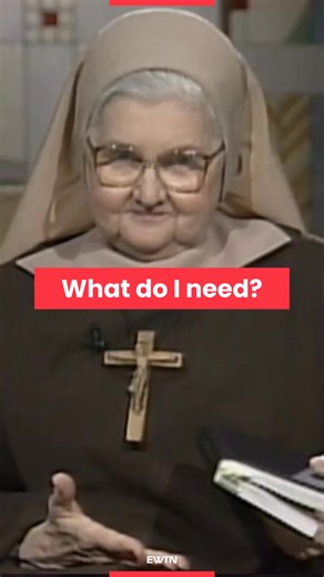 This is all you need! 🎥 Mother Angelica Live Classics on EWTN ewtn.com/motherangelica | EWTN