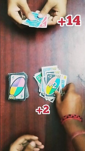 UNO FLIP CHALLENGE 14+ Card / #unochallenge #cards #uno #unoflip #viral #trending