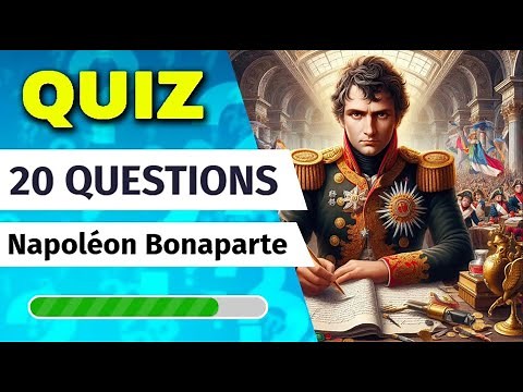 Napoleon Bonaparte Quiz - Will you get 20/20 on this history quiz? #quiz #historyquiz #quiztime