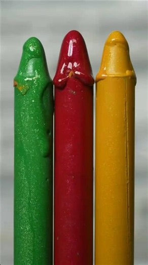 Amazing Color Crayon Melting Experiment! 🌈🖍️ #shorts