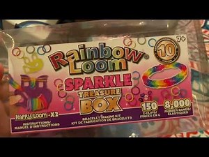 New Rainbow loom Treasure Boxes