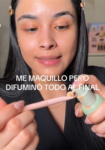 Me maquillo PERO sin difuminar el maquillaje