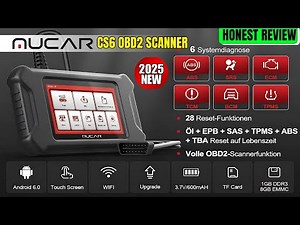 MUCAR CS6 OBD2 Scanner - Full Features & Honest Review ||