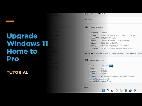 How to Upgrade Windows 11 Home to Pro