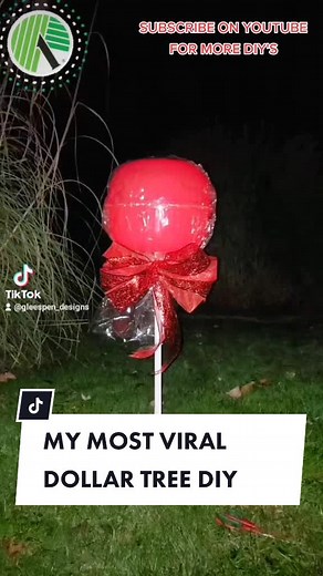 MY MOST VIRAL DOLLAR TREE DIY! SOLAR JUMBO LOLLIPOP #diy #dollartree #dollartreediy #diyproject #dollartreecrafts #dollartreehacks #GleespenDesigns #OverwatchMe #andGO #christmas #christmasdiy #christmas2022 #christmasgiftideas #christmasdecor #diychristmas #t #tiktok #trending #trend #tiktokindia #tutorial #tik_tok #tiktok_india #tiktoker #f #fyp #foryou #foryoupage #fypシ #fy #foryourpage #fypage #video #viraltiktok #viral #viralvideo #viraltiktok #virall #viral_video #mostviralvideo #mostpopul