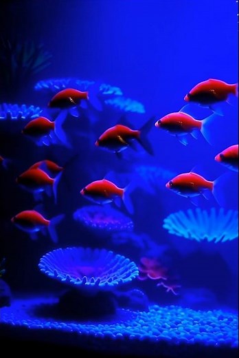 Deep Blue Ocean Aquarium 4K 🌊 | Relaxing Colorful Fish & Coral Reef Screensaver