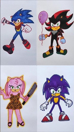 how to draw Sonic step by step drawings #shorts #sonic #drawing #kids