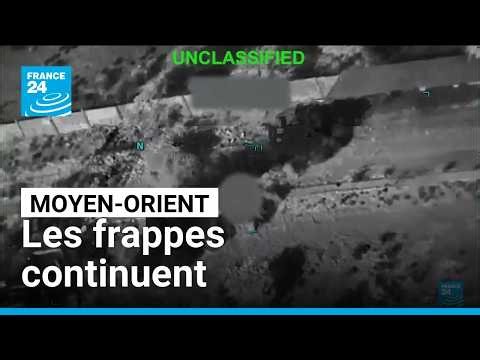 Frappes américaines et ripostes iraniennes continuent au Moyen-Orient • FRANCE 24