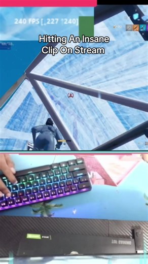 Insane Fortnite Clip Highlights on Stream