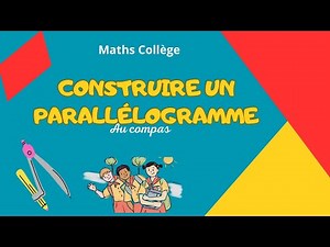 Comment Construire un Parallélogramme Au Compas #math #parallélogramme #geometry