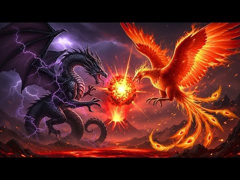 "Dragon vs Phoenix: The Battle That Destroyed the World"