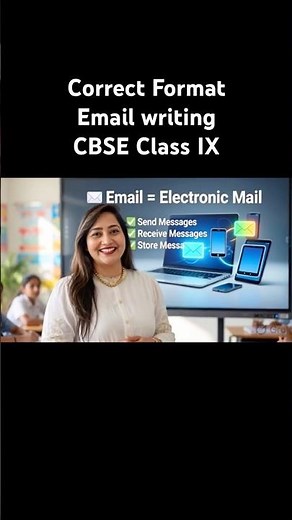 🔥Email Writing in 40 Seconds | Class 9 CBSE | Formal Email Format | Score Full Marks!
