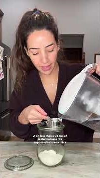 How to Make Sourdough Starter From Scratch (Day 1) #sourdough #sourdoughstarter #cooking #recipe