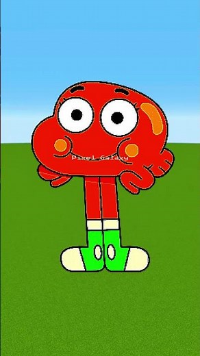 Watterson Family in Pixel Chaos | Gumball, Darwin, Anais & Nicole