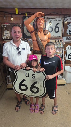 Let's Meet Our Route 66 Tourist from Italy Visiting Seligman Arizona