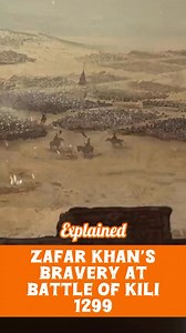Explained: Zafar Khan’s Incredible Bravery at Battle of Kili 1299 - Incredible Story of General Zafar Khan मंगोलों को हराने वाले जनरल की अविश्वसनीय कहानी - https://youtu.be/cquLjqyCk8s - Instagram: ExplainedbyRehman - TikTok: ExplainedbyRehman - Facebook: https://www.facebook.com/RehmanAzharAnchor #ZafarKhan #AlauddinKhilji #KhiljiDynasty #JalaluddinKhilji #DelhiHistory #DelhiSultanate #HistoryofIndia #HistoryofPakistan #Mongol #GenghisKhan #DuwaKhan #ChagataiKhanate #AlapKhan #UlughKhan #Nusrat