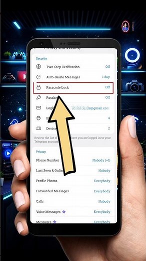 How to Enable Passcode Lock in Telegram 🔒 | Secret Privacy Setting