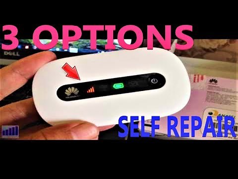 HOW TO FIX HUAWEI POCKET WIFI NO SIGNAL, RED LIGHTS ON ?