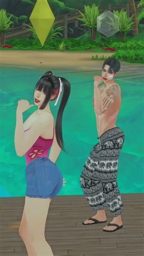 มาๆส่ายบั้นท้ายต้อนรับสงกรานต์ #เดอะซิมส์4 #thesims4