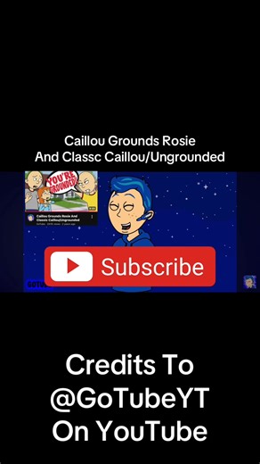 Caillou Grounds Rosie - Classic Caillou's Mischief