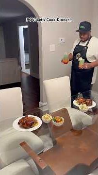 Tamarind roasted chicken + potato salad + Bob Marley Drink #shortvideo