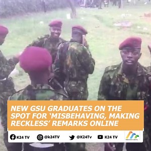 95K views · 658 reactions | New GSU graduates on the spot for ‘misbehaving, making reckless’ remarks online | K24 TV | Facebook