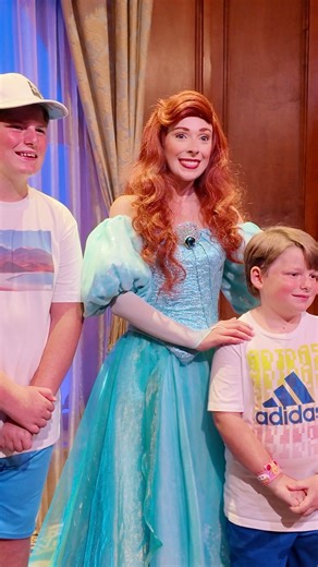 Meeting Princess Ariel Meet & Greet Magic Kingdom at Disney World #ariel #magickingdom #disneyworld | Brockzilla Productions