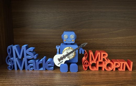 Name Plate for Music Therapists, Music Teachers, and Music lovers | 3D printed | Custom Unique Gift