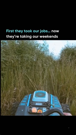 Learn AI | Tutorials, News & Future Tech on Instagram: "Meet the autonomous drone mower, a self-piloting machine that cuts grass while you relax. No sweat. No noise. No weekends lost. ☕ Imagine sipping your coffee while a robot handles the chores. From farms to suburbs, automation is creeping quietly into everyday life, one lawn at a time. ⚠️ The question isn’t if robots will replace our chores... It’s how soon before they replace us. 🎥 Credit: @kohammower 💬 Would you trust a robot with your l