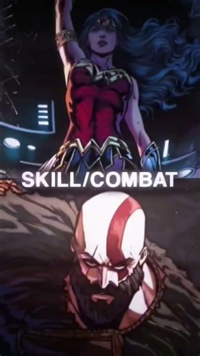 Kratos Vs Wonder Woman #comics #wonderwoman #dc #powerscaling @12KAMI