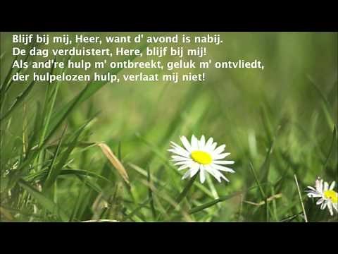 'Blijf bij mij, Heer!' Joh. de Heer gezang 282, orgel