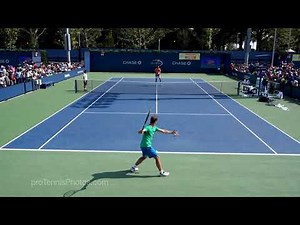 Kyrgios v Gasquet, 2017 US Open practice, 4K