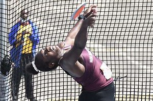 Exciting showdown in girls’ Class One discus final - Jamaica Observer